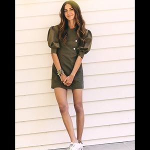 Something Navy Arielle Dress 0 olive